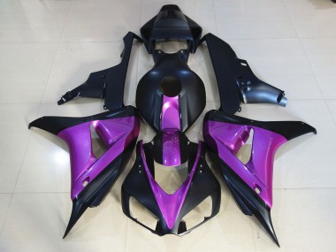 Matt Schwarz Lila 06-07 Honda CBR1000RR Verkleidung