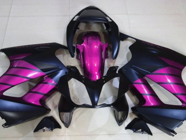 Matt Schwarz & Pink 02-12 Honda VFR800 Verkleidung