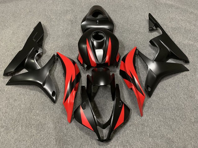Matt Schwarz & Rot 07-08 Honda CBR600RR Verkleidung Matt Schwarz & Rot 07-08 Honda CBR600RR Verkleidung