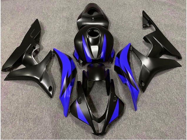 Matt Schwarzes & Blaues Design 07-08 Honda CBR600RR Verkleidung Matt Schwarzes & Blaues Design 07-08 Honda CBR600RR Verkleidung