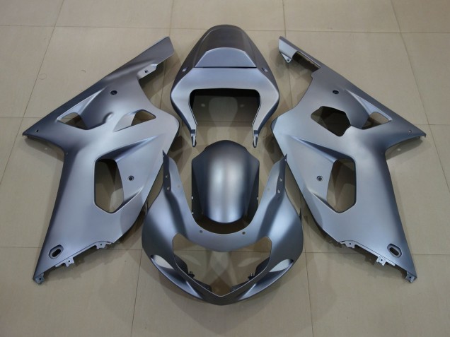 Matt Silber 01-03 Suzuki GSXR 600-750 Verkleidung Matt Silber 01-03 Suzuki GSXR 600-750 Verkleidung