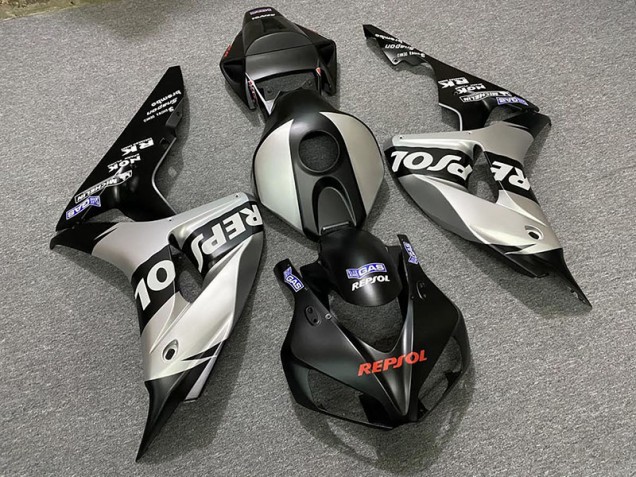Matt Silber Repsol 06-07 Honda CBR1000RR Verkleidung Matt Silber Repsol 06-07 Honda CBR1000RR Verkleidung