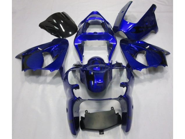 Metallicblau 00-02 Kawasaki ZX6R Verkleidung Metallicblau 00-02 Kawasaki ZX6R Verkleidung