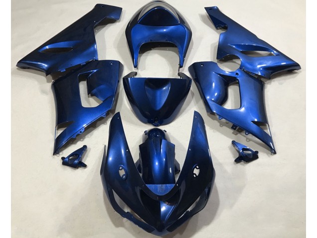 Metallicblau 05-06 Kawasaki ZX6R Verkleidung Metallicblau 05-06 Kawasaki ZX6R Verkleidung