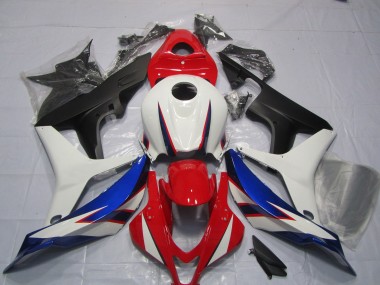 OEM Weiß Rot Blau Stil Design 07-08 Honda CBR600RR Verkleidung