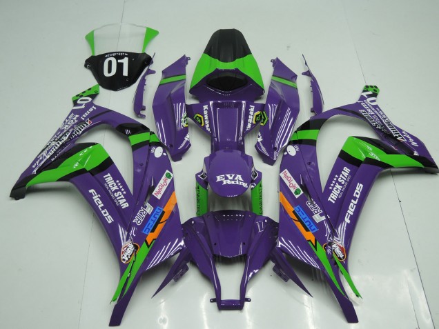 OEM Stil Lila 11-15 Kawasaki ZX10R Verkleidung