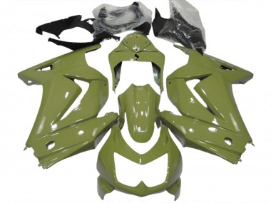 Oliv Glänzend 08-12 Kawasaki Ninja 250 Verkleidung
