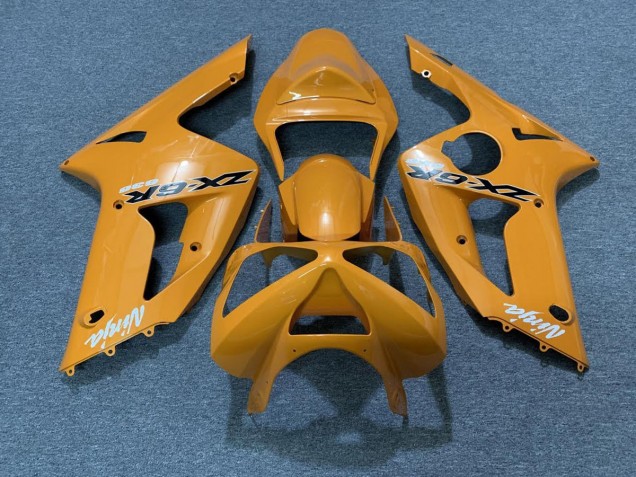 Orange 03-04 Kawasaki ZX6R Verkleidung Orange 03-04 Kawasaki ZX6R Verkleidung