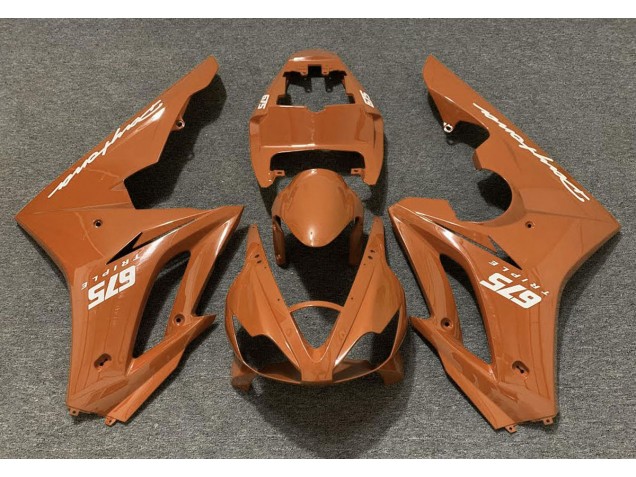 Orange Glänzend 06-08 Triumph Daytona 675 Verkleidung Orange Glänzend 06-08 Triumph Daytona 675 Verkleidung
