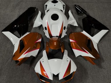 Orange Glänzend Weiß & Rot 13-23 Honda CBR600RR Verkleidung