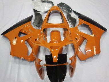 Orange Glänzend & Schwarz 00-02 Kawasaki ZX6R Verkleidung