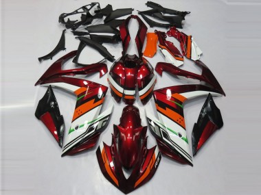 Orange & Kastanienbraun 15-18 Yamaha R3 Verkleidung