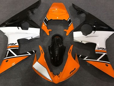 Orange Weiß & Schwarz 03-04 Yamaha R6 Verkleidung