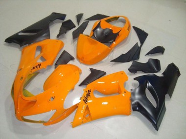 Orange-Schwarz 05-06 Kawasaki ZX6R Verkleidung