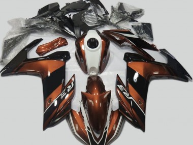 Orange & Schwarz Glänzend 15-18 Yamaha R3 Verkleidung