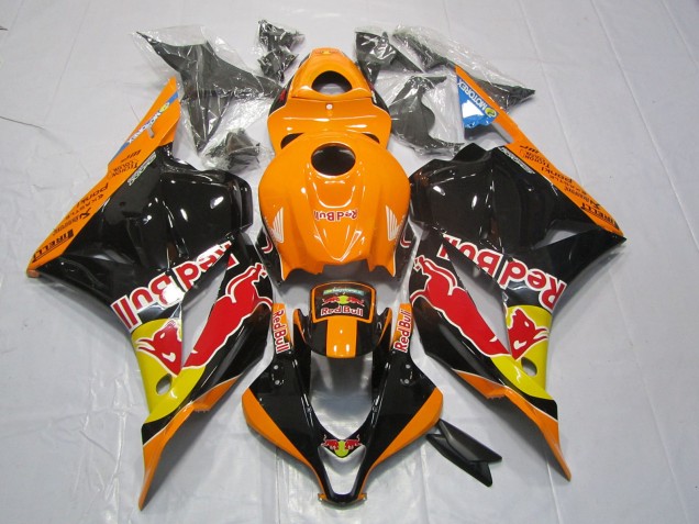 Orangerot Bull 09-12 Honda CBR600RR Verkleidung Orangerot Bull 09-12 Honda CBR600RR Verkleidung