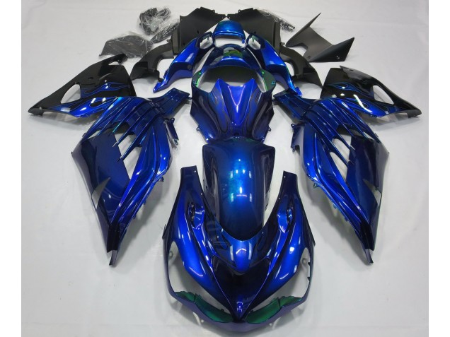 Ozeanblau Glänzend 12-21 Kawasaki ZX14R Verkleidung Ozeanblau Glänzend 12-21 Kawasaki ZX14R Verkleidung