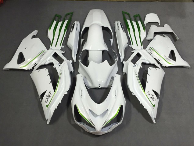 Perlweiß & Custom 12-21 Kawasaki ZX14R Verkleidung Perlweiß & Custom 12-21 Kawasaki ZX14R Verkleidung