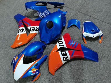 Perlblau Repsol Stil 08-11 Honda CBR1000RR Verkleidung