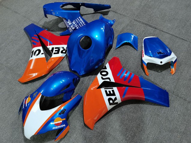 Perlblau Repsol Stil 08-11 Honda CBR1000RR Verkleidung Perlblau Repsol Stil 08-11 Honda CBR1000RR Verkleidung