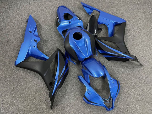 Perlenblau OEM Stil 07-08 Honda CBR600RR Verkleidung Perlenblau OEM Stil 07-08 Honda CBR600RR Verkleidung