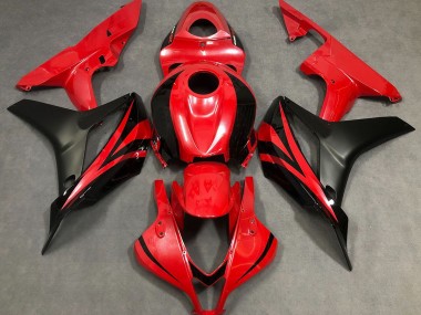 Perlrot & Schwarz 07-08 Honda CBR600RR Verkleidung