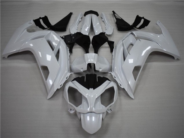 Perlweiss 12-16 Kawasaki Ninja 650R Verkleidung Perlweiss 12-16 Kawasaki Ninja 650R Verkleidung