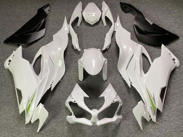 Perlweiss 19-23 Kawasaki ZX6R Verkleidung Perlweiss 19-23 Kawasaki ZX6R Verkleidung