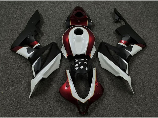 Rennrot & Schwarz 09-12 Honda CBR600RR Verkleidung Rennrot & Schwarz 09-12 Honda CBR600RR Verkleidung