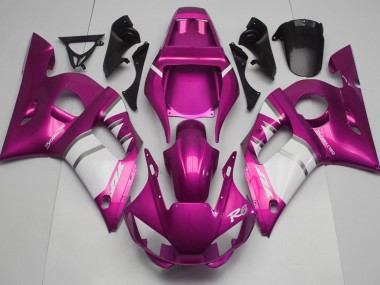 Rosa & Weiß 98-02 Yamaha R6 Verkleidung