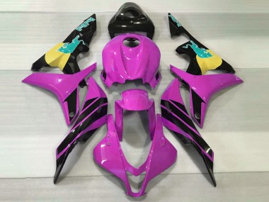 Rosa & Blaugrün Bull 07-08 Honda CBR600RR Verkleidung