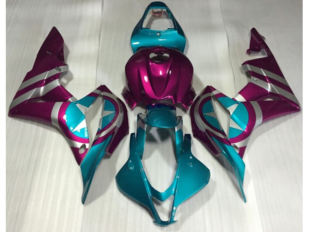 Rosa Captain America 07-08 Honda CBR600RR Verkleidung Rosa Captain America 07-08 Honda CBR600RR Verkleidung