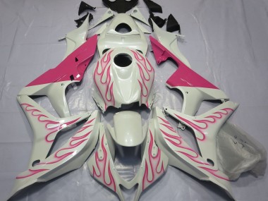 Rosa Flamme 07-08 Honda CBR600RR Verkleidung
