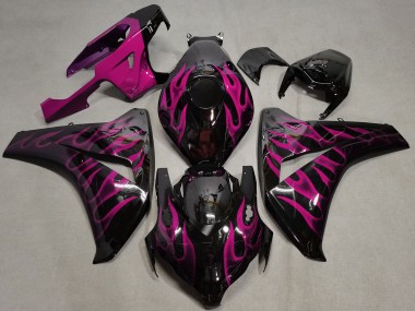 Rosa Flamme 08-11 Honda CBR1000RR Verkleidung