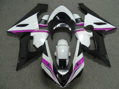 Rosa Weiß & Schwarz 05-06 Kawasaki ZX6R Verkleidung