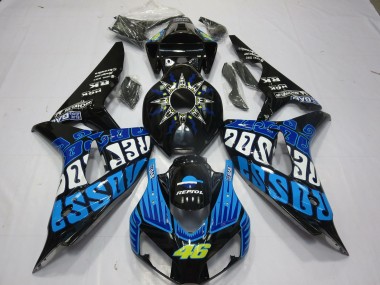 Rossi Blau Glänzend 06-07 Honda CBR1000RR Verkleidung