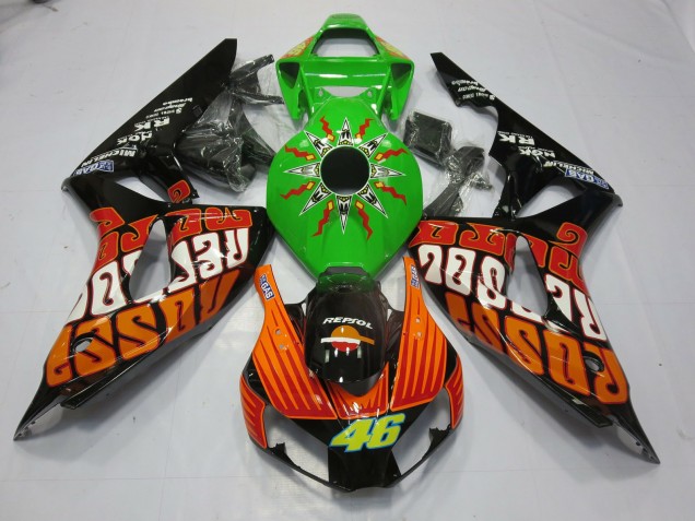 Rossi Limette 06-07 Honda CBR1000RR Verkleidung Rossi Limette 06-07 Honda CBR1000RR Verkleidung