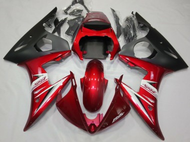 Rot & Weiß 03-04 Yamaha R6 Verkleidung