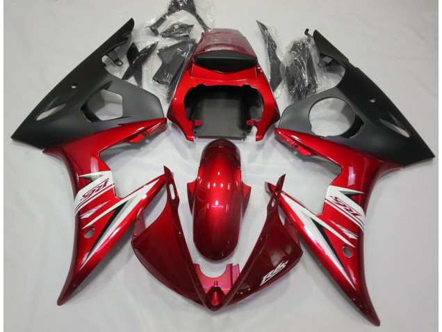 Rot & Weiß 03-04 Yamaha R6 Verkleidung Rot & Weiß 03-04 Yamaha R6 Verkleidung