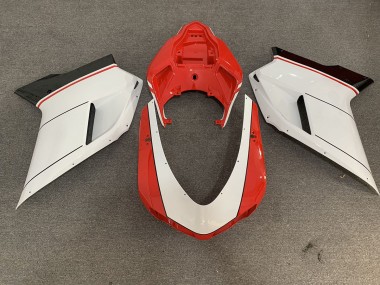 Rot Weiß 07-14 Ducati 848 1098 1198 Verkleidung