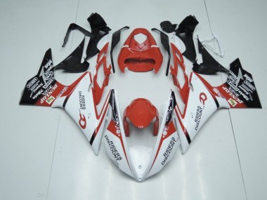 Rot & Weiß 13-16 Triumph Daytona 675 Verkleidung