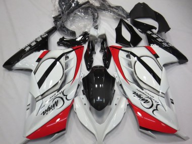 Rot & Weiß 13-18 Kawasaki Ninja 300 Verkleidung