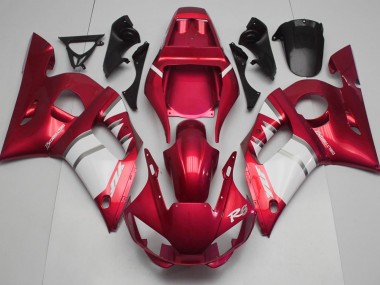 Rot & Weiß 98-02 Yamaha R6 Verkleidung