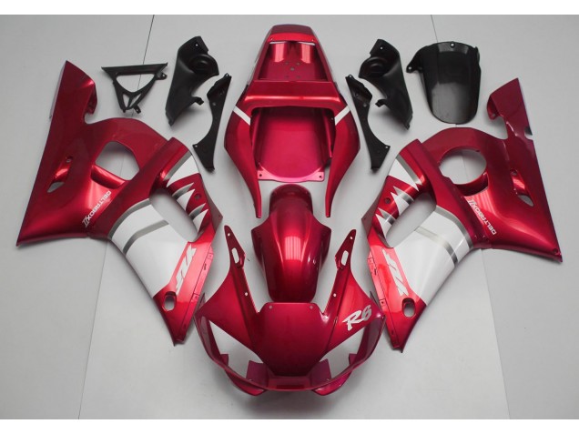 Rot & Weiß 98-02 Yamaha R6 Verkleidung Rot & Weiß 98-02 Yamaha R6 Verkleidung