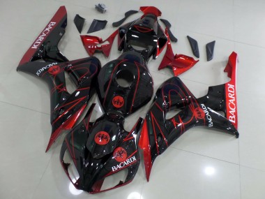 Rot Bacardi 06-07 Honda CBR1000RR Verkleidung