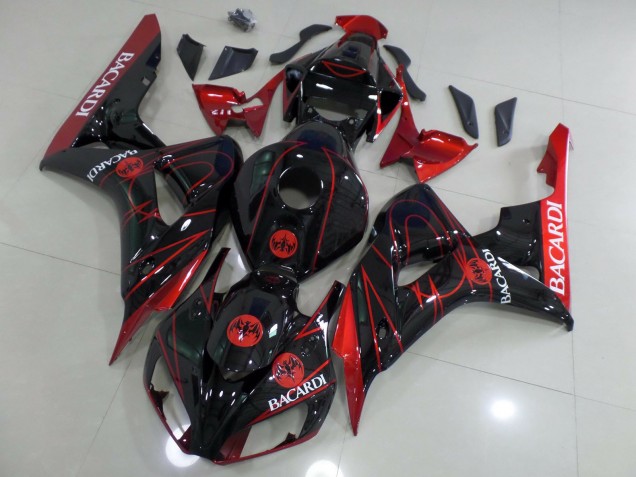 Rot Bacardi 06-07 Honda CBR1000RR Verkleidung Rot Bacardi 06-07 Honda CBR1000RR Verkleidung