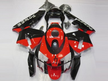 Rot Black Power 03-04 Honda CBR600RR Verkleidung