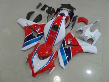 Rot Blau & Weiß 08-11 Honda CBR1000RR Verkleidung