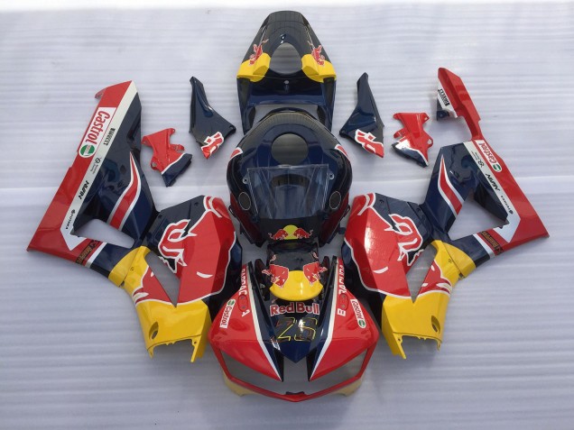 Rot & Blau Bull 13-23 Honda CBR600RR Verkleidung Rot & Blau Bull 13-23 Honda CBR600RR Verkleidung