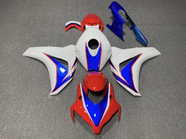 Rot & Blau Glänzend 08-11 Honda CBR1000RR Verkleidung